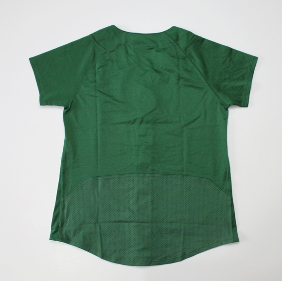 Champion Full Button Short Sleeve Green Jersey - Picture 2 of 6